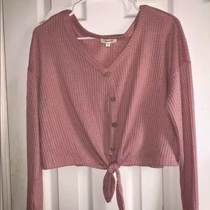 🎀Mauve Pink Long Sleeve Top🎀